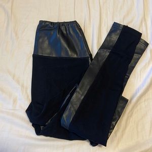 Wilfred Free Half Faux leather and Half Cotton sz S